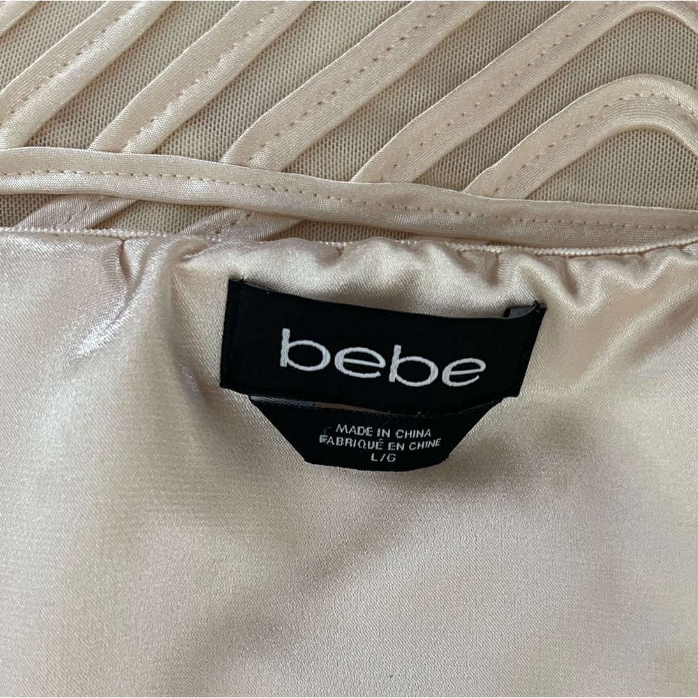 Bebe Beige strapless mini dress - Picture 4 of 5